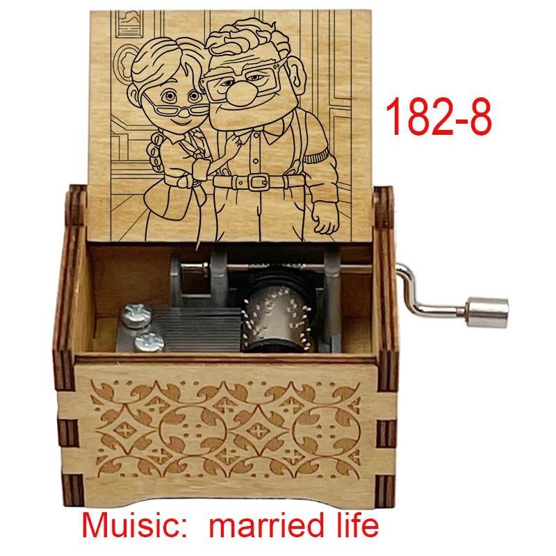 Carousel Music Box Music Box Married Life Musical box Hand wooden music box for boyfriend girlfriend husband wife birthday gift