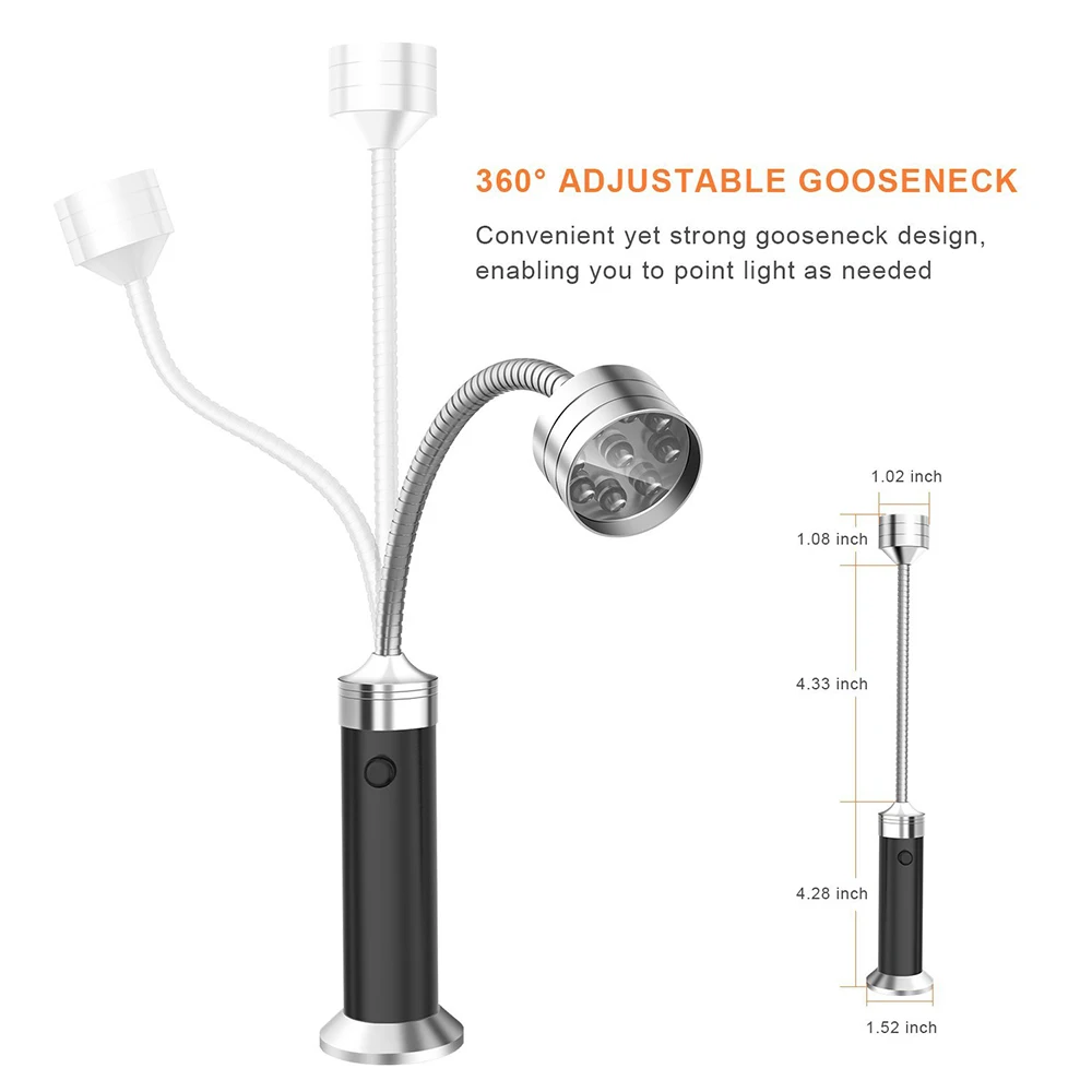 Description Picture 2 of itemMagnetic Base Adjustable LED Light Outdoor Lighting Outdoor Camping Barbecue Grill Light Is Resistant To High Temperatures