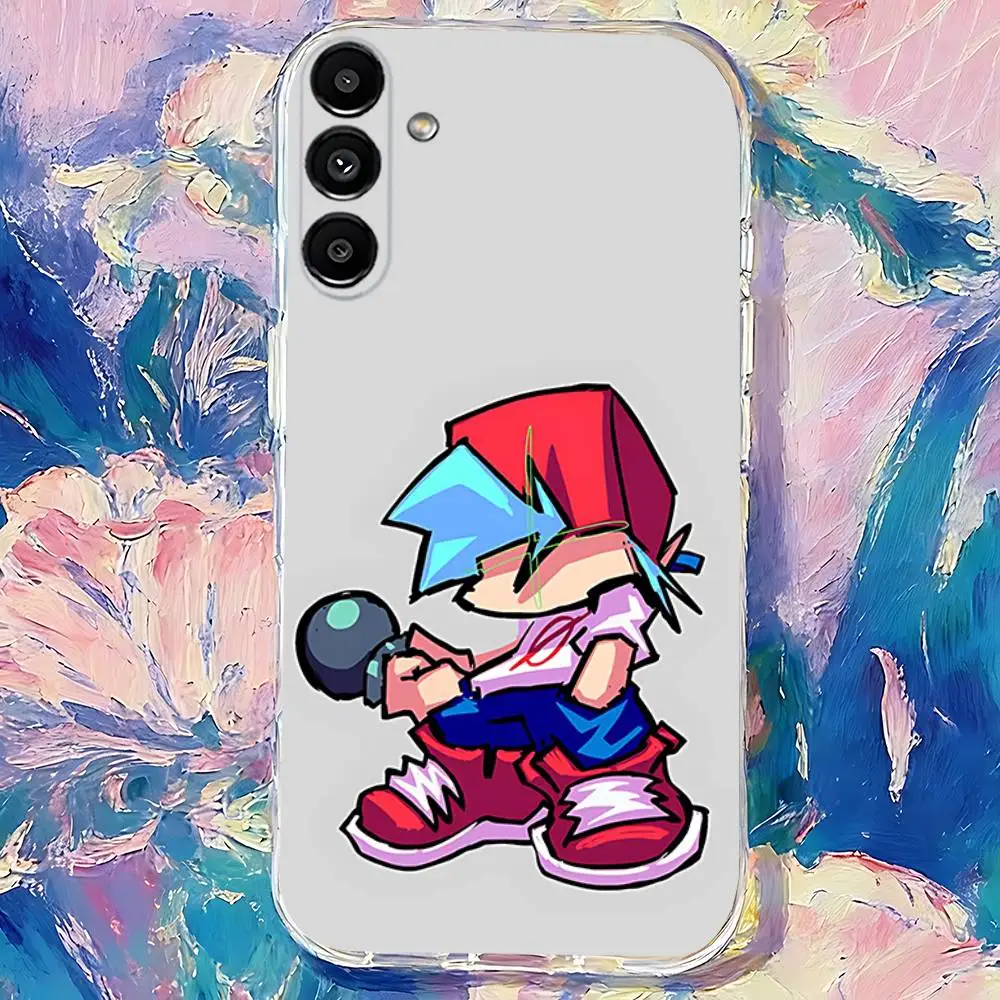 게임 F-Friday Night F-Funkin 전화 케이스 삼성 S30,S25,S24,S23,S21,S22,S20,S10,5G,FE,라이트,PIus,울트라 투명 커버