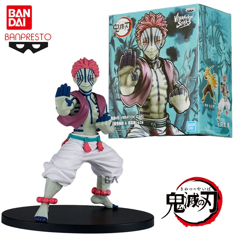 

Bandai Genuine Banpresto Demon Slayer Anime Figure Akaza VIBRATION STARS Action Toys for Kids Christmas Gift Collectible Model