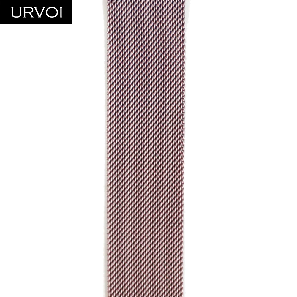 URVOI Premium Stainless Steel Mesh Strap - Silver