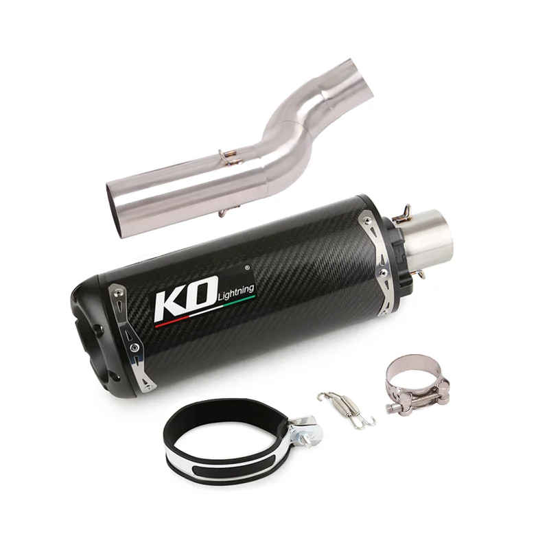 Titanium alloy Exhaust Pipe Motorcycle Escape Muffler Mid Link Pipe No DB For Triumph Street Triple 765S 765R 765RS 2017-2022 - Image 6