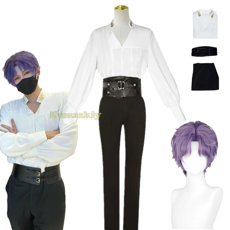

Game Love And Deepspace Xavier Cosplay Qiyu Cosplay Rafayel Cosplay Wig Shirt Pant Belt Short Hair Heat Resistant Fiber Daily