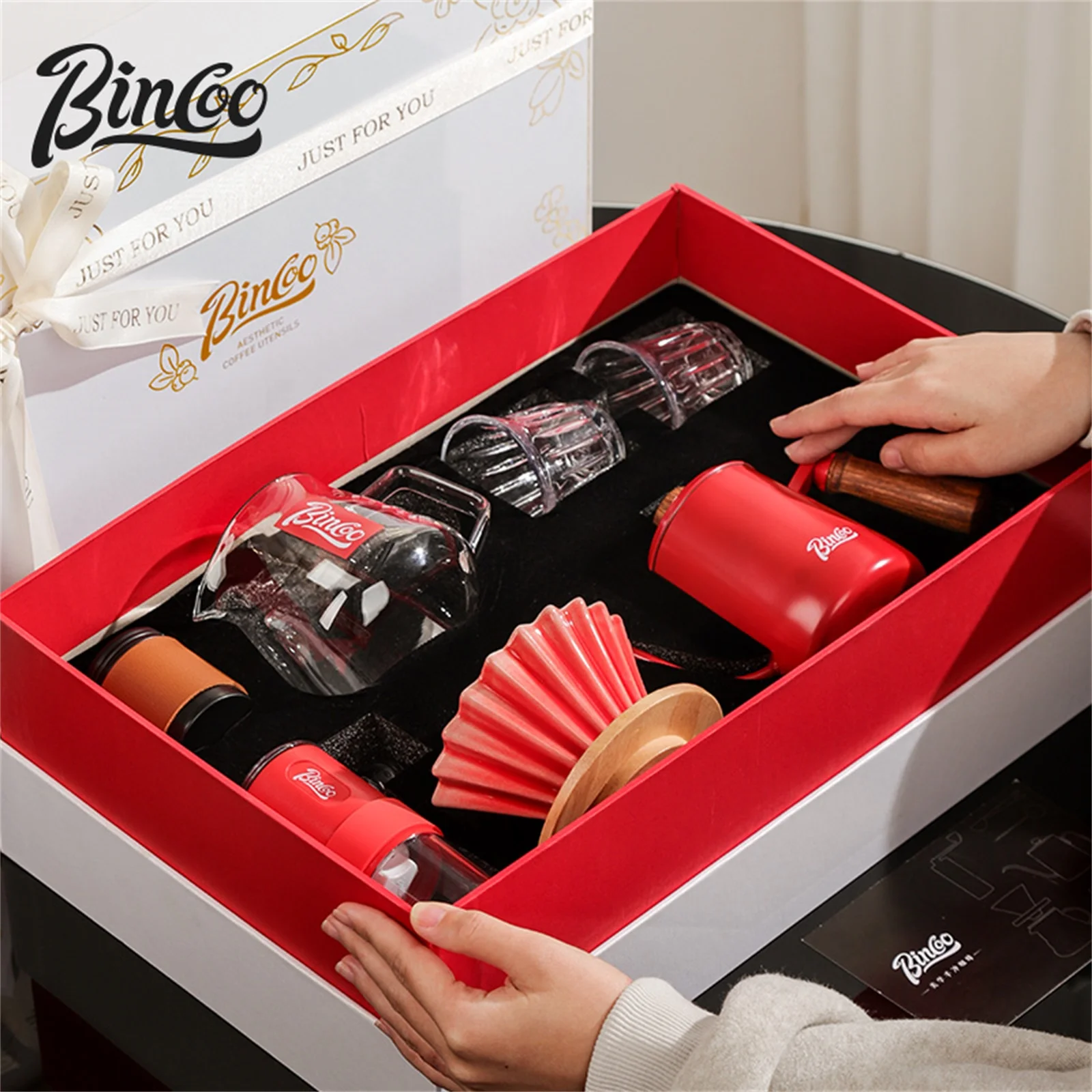 كوب فلتر سيراميك من Bincoo، وعاء قهوة مخمر يدويًا،...