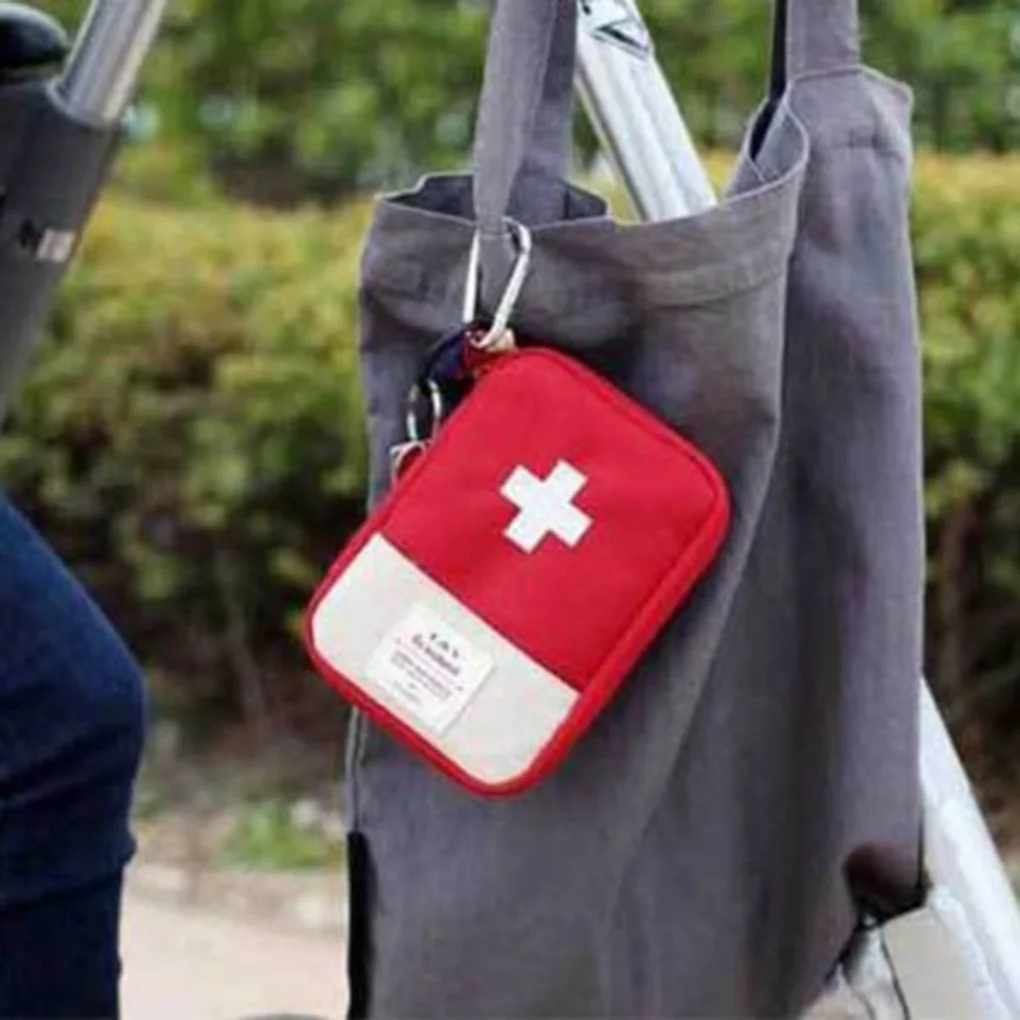 Trousse médicale de premiers soins portable, mini sac de rangement de médicaments, sac de survie d'urgence, étui à pilules, voyage, camping en plein air, utile