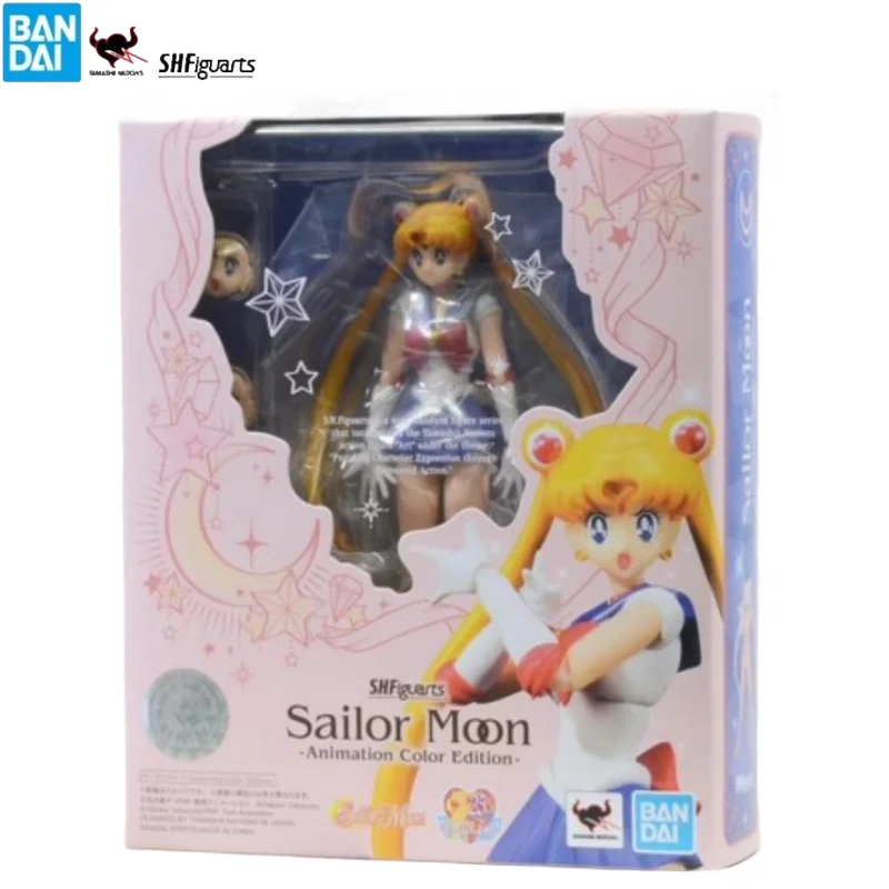 

In Stock Bandai Shf Beauty Girl Warrior Water Ice Moon Wild Rabbit 30th Anniversary Handheld Gift