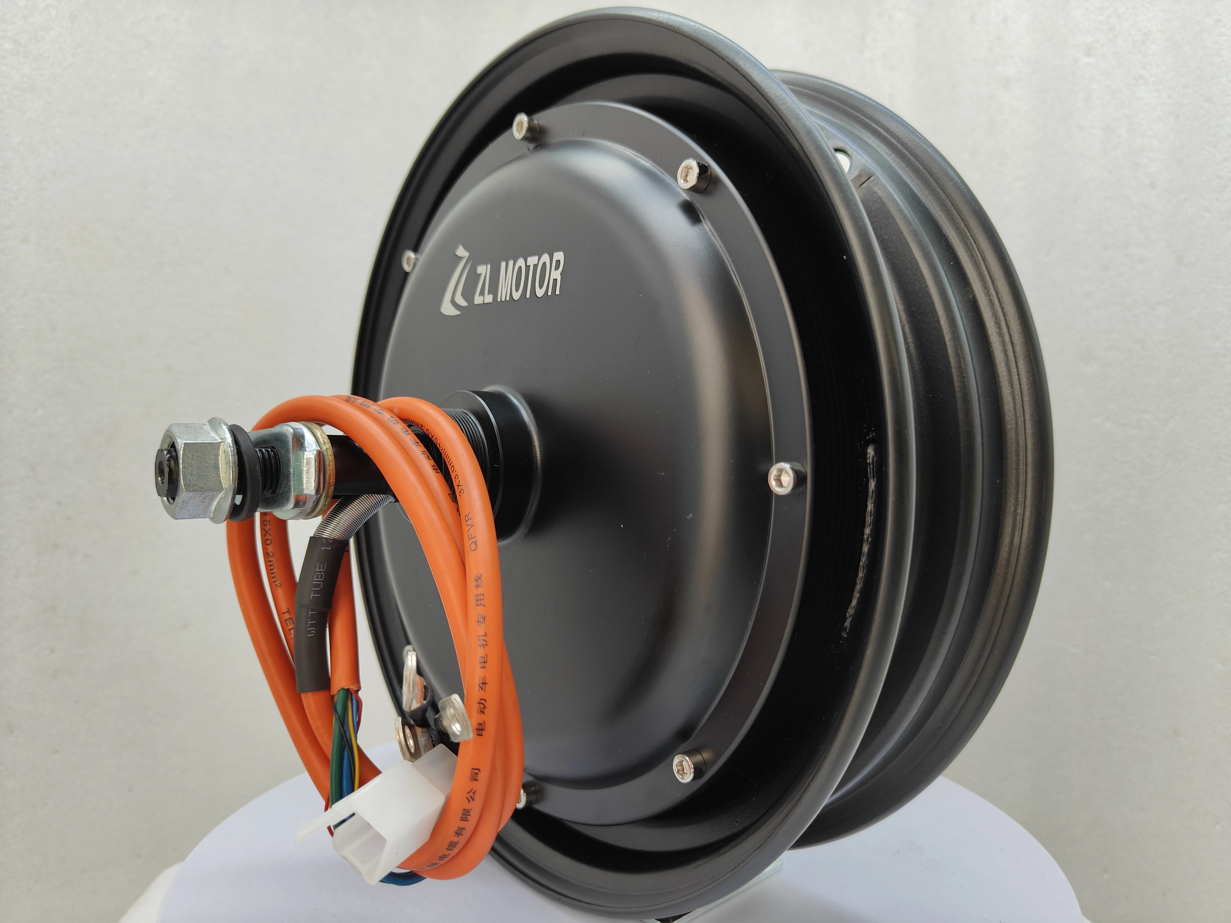 ZL motor factory 10inch 60V 1500W high power e-scooter motor/e-bike bldc disc brake electric bike speed motor 72V96V