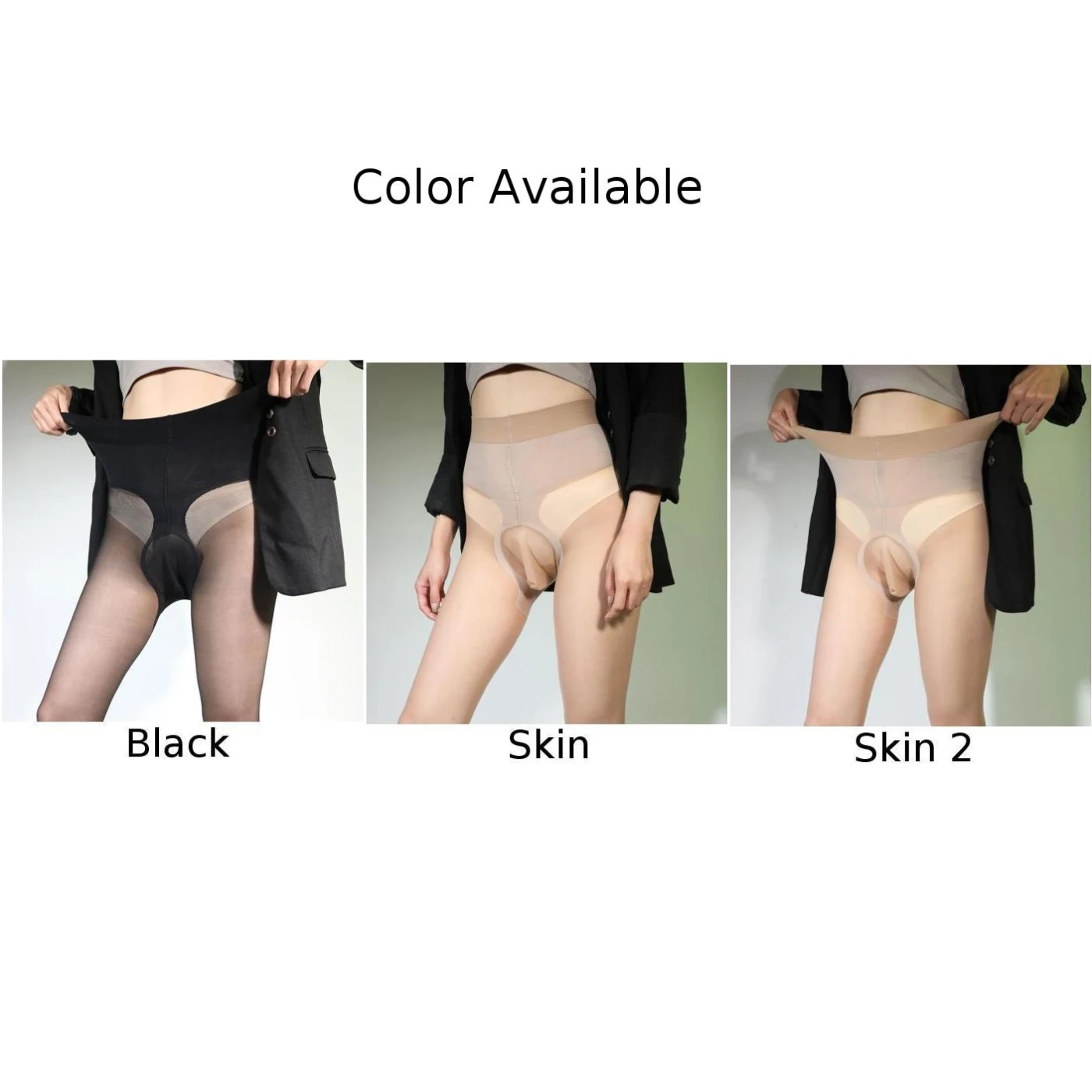 Seamless Shiny Men's Pantyhose Sexy Lingerie Sheer Tights Ball Ultral Thin See-through Mesh Stockings Gay Pouch Underwear men stockings,mens pantyhose