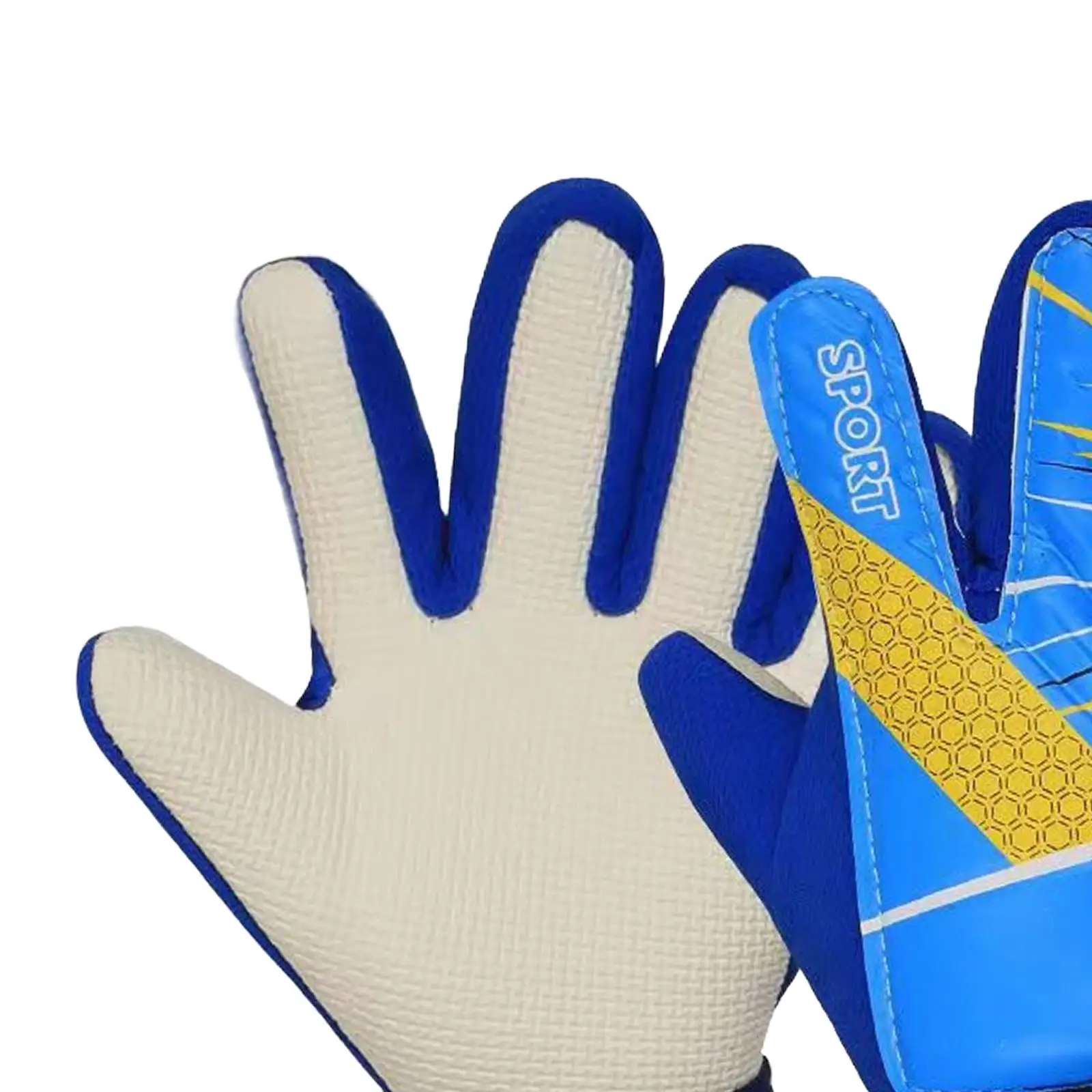 Kids Football Goalkeeper Gloves for Beginner Trendy Sports Supplies Gift Boys and Girls Non Slip Protective Lightweight Mitts