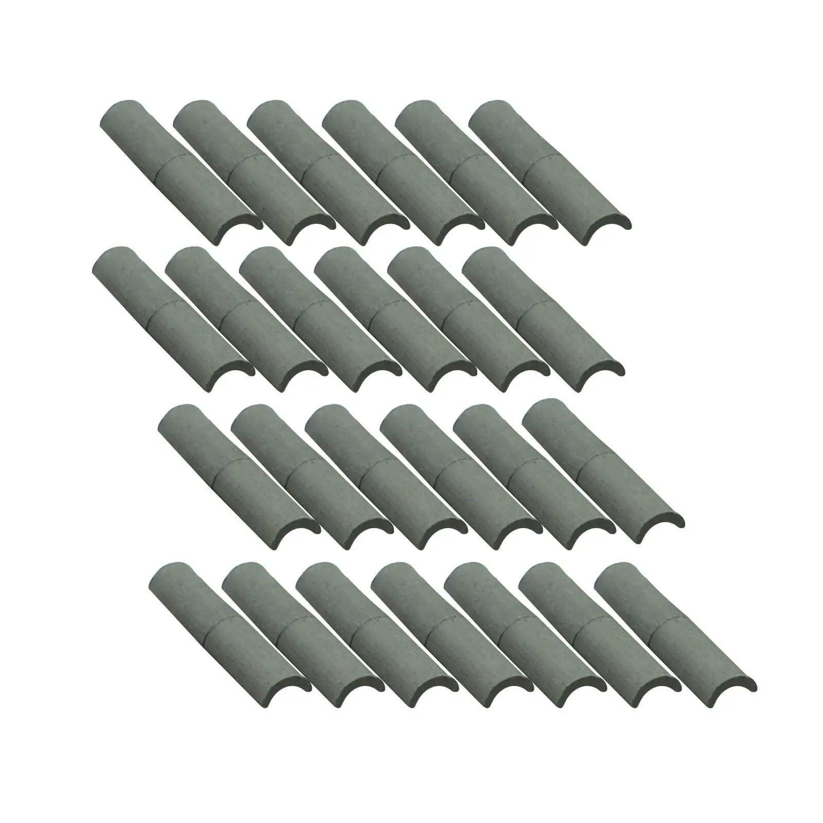 Mini Bricks Roof Tiles Dollhouse Decor Model Building Materials for Miniature Enthusiasts