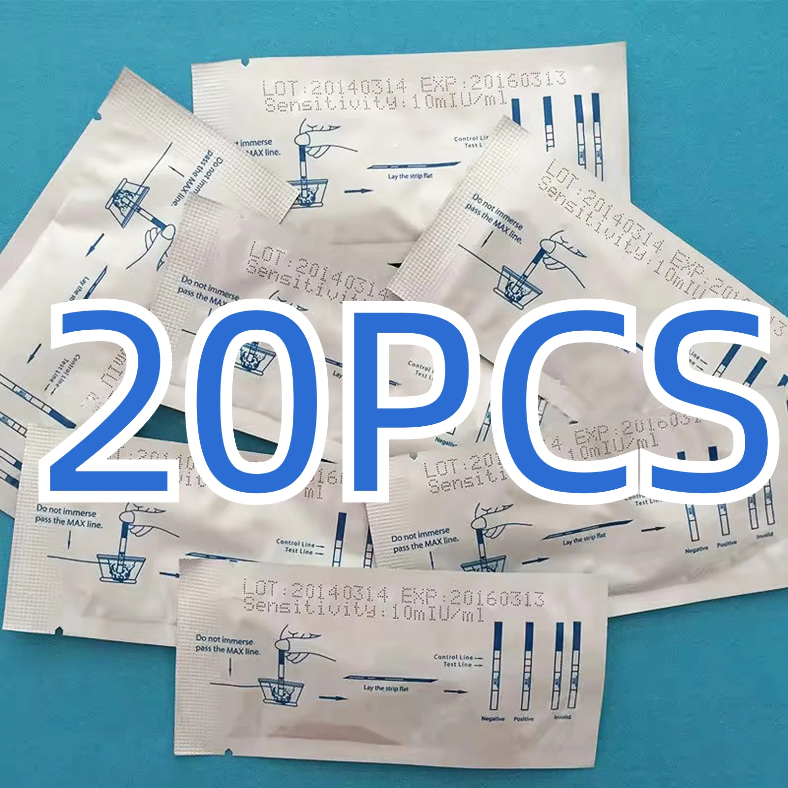 Early Pregnancy Test Strips Quick Result 20PCS Urinal HCG Diagnostic Tests Female Urine Measuring Testing Sticks 99% Accuracy 18