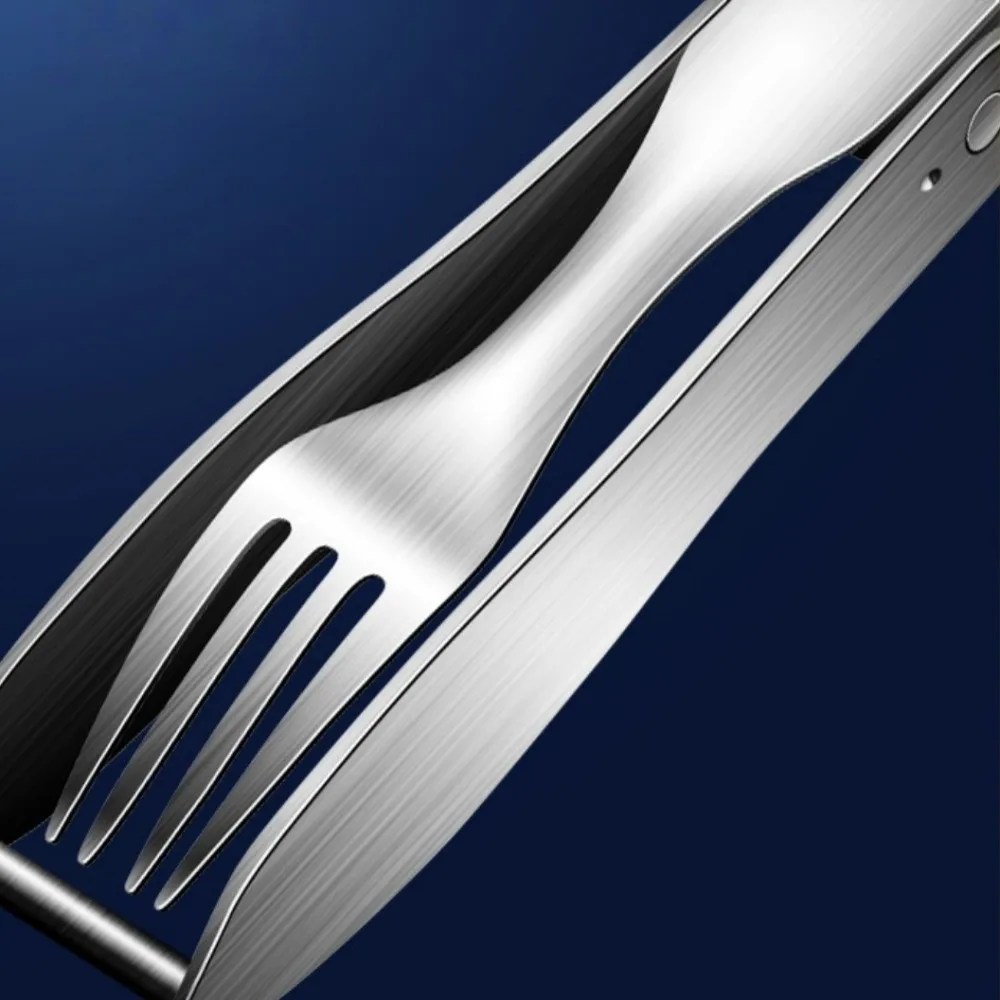 304 Stainless Steel 2-in-1 Fruit Fork Cutter Easy Use Uniformly Cube Cutting Watermelon Cutter Efficient Time Saving