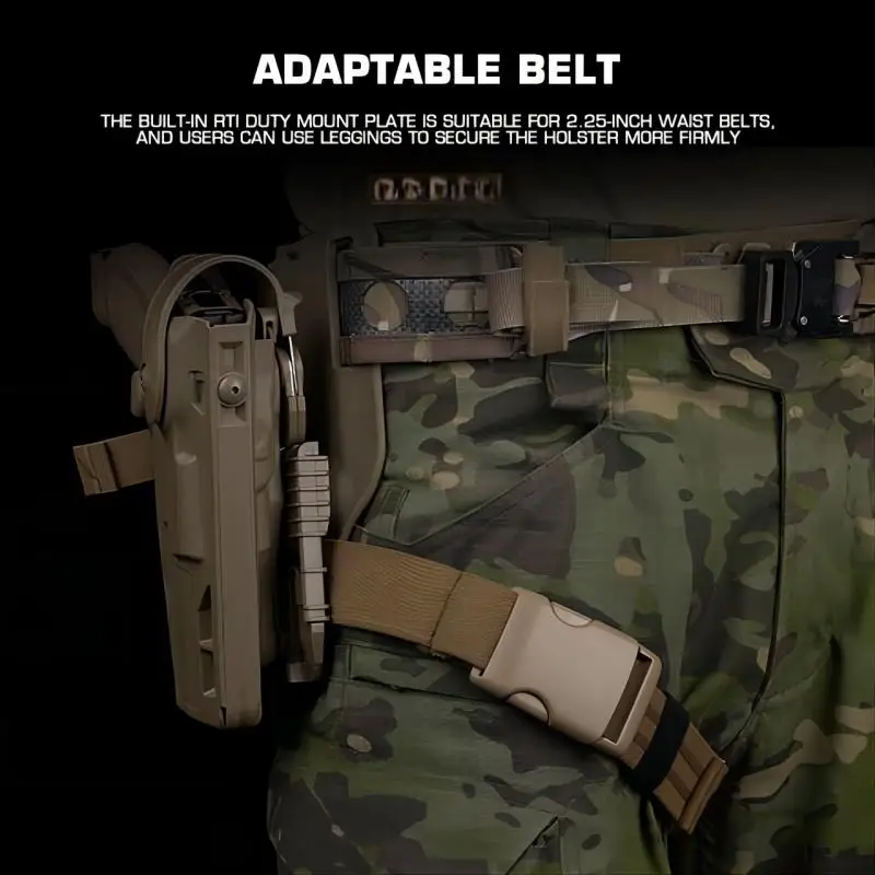 P320 M17/M18 Lightweight Tactical Pistol Holster Hunting Belt Waist Handgun Holster 5