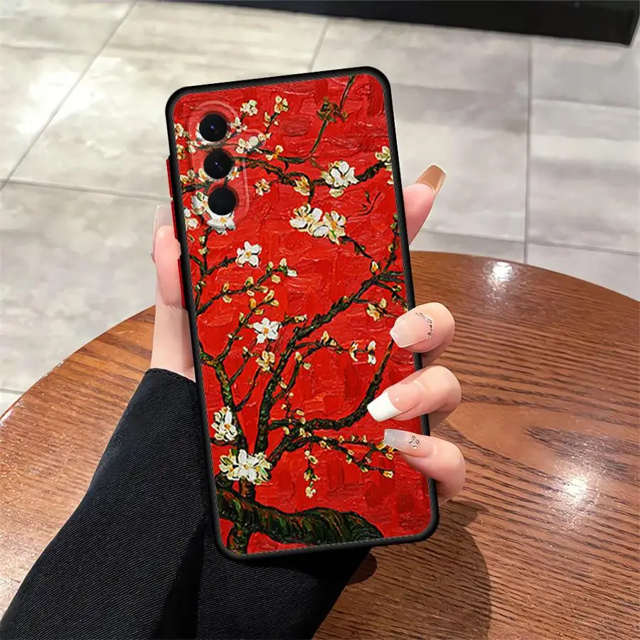 Van Gogh Artistic Design Phone Case - Vibrant Starry Night Back Cover