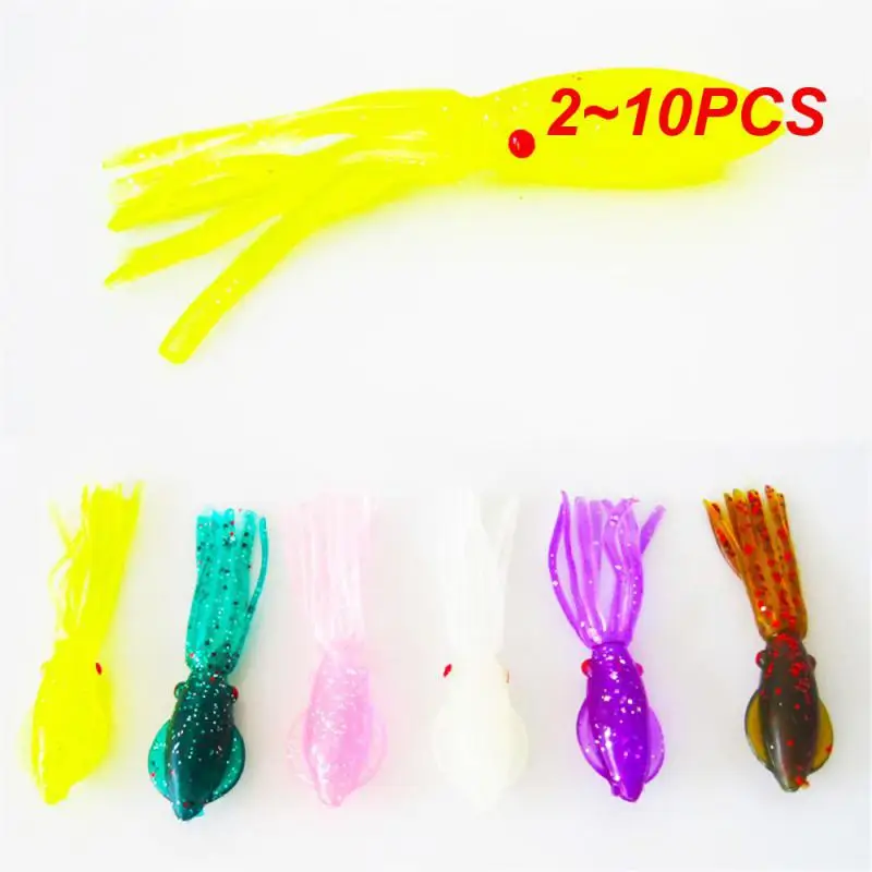 

2~10PCS 6.5cm 3g Squid Bait Realistic Pesca Tackle Luya Bait Artificial Swimbait Attractive Fishing Gear Soft Bait Fake Bait