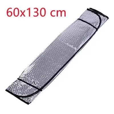 130X60CM Car Windshield Foldable Sun Shade Visor Cover Block Reflector Portable Breathable Anti UV Protector Screen Free