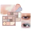 Beauty Brick Eyeshadow, Nudes, Eyeshadow blush base color matte highlight nose shadow contouring makeup comprehensive plate 1
