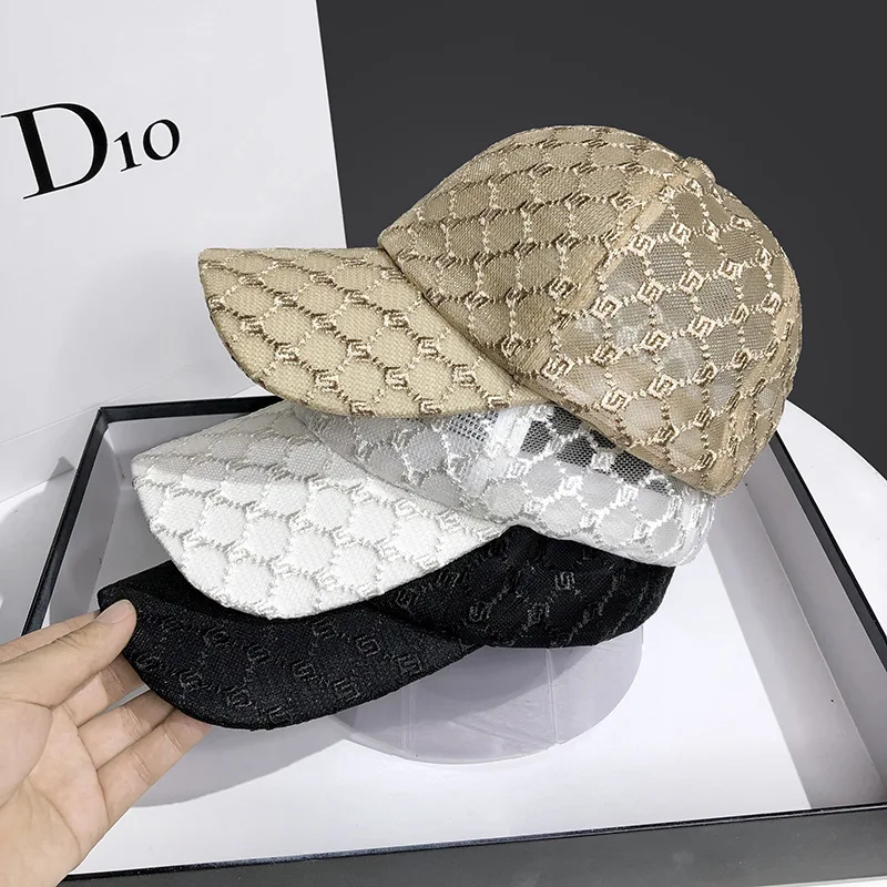 

Hat for Women's Summer Fashion Mesh Breathable Sunshade Baseball Cap 2023 Outdoor Adjustable Ladies Sun Hat 여름모자여자