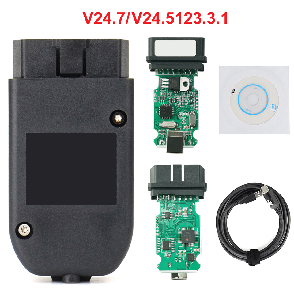 V24.7 HEX V2 Update 24.5 FOR VW For AUDI Skoda Seat Multi-Language CaR Diagnostics Tools