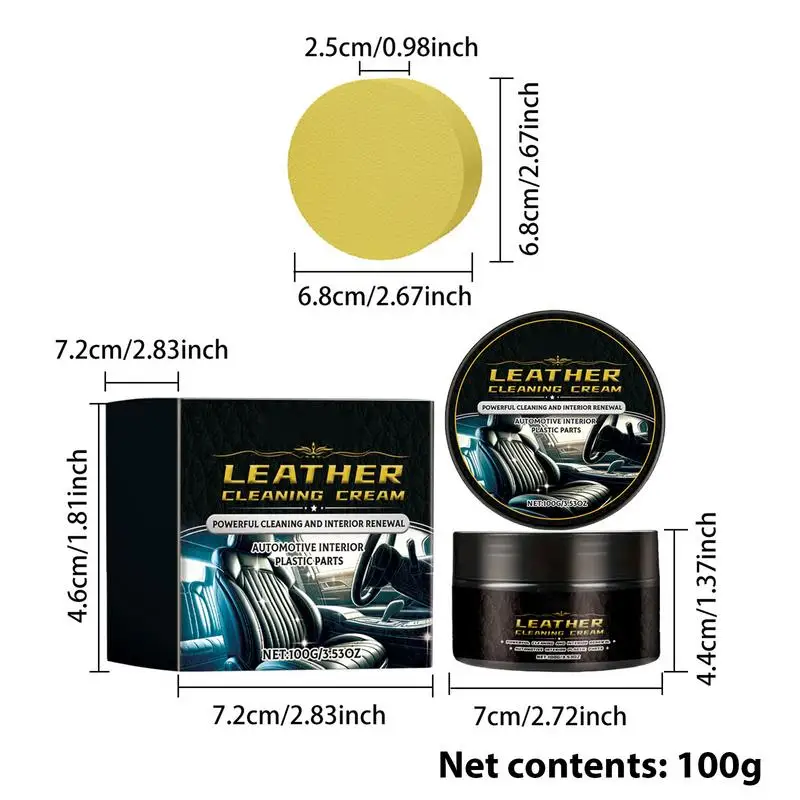 Saddle Soap 100g Leather Furniture Salve Leather Shoe Cleaner Better Maintenance Care Honey for Footwear Sofas