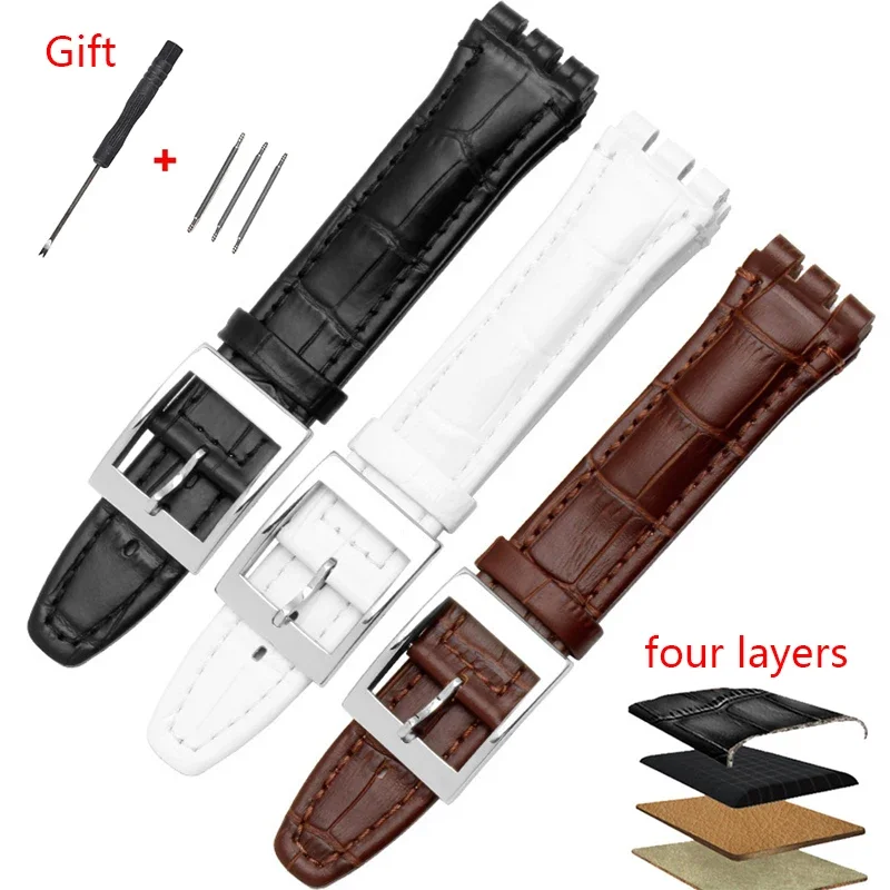 China Wholesale Calfskin 19 mm Wristwatch Band LMMULTICW2001_K0015078
