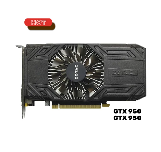 

ZOTAC Original GPU GTX 950 2GB Video Card 128Bit GDDR5 2GD5 Graphics Cards For nVIDIA Geforce GTX950 2GB Computer Map Video