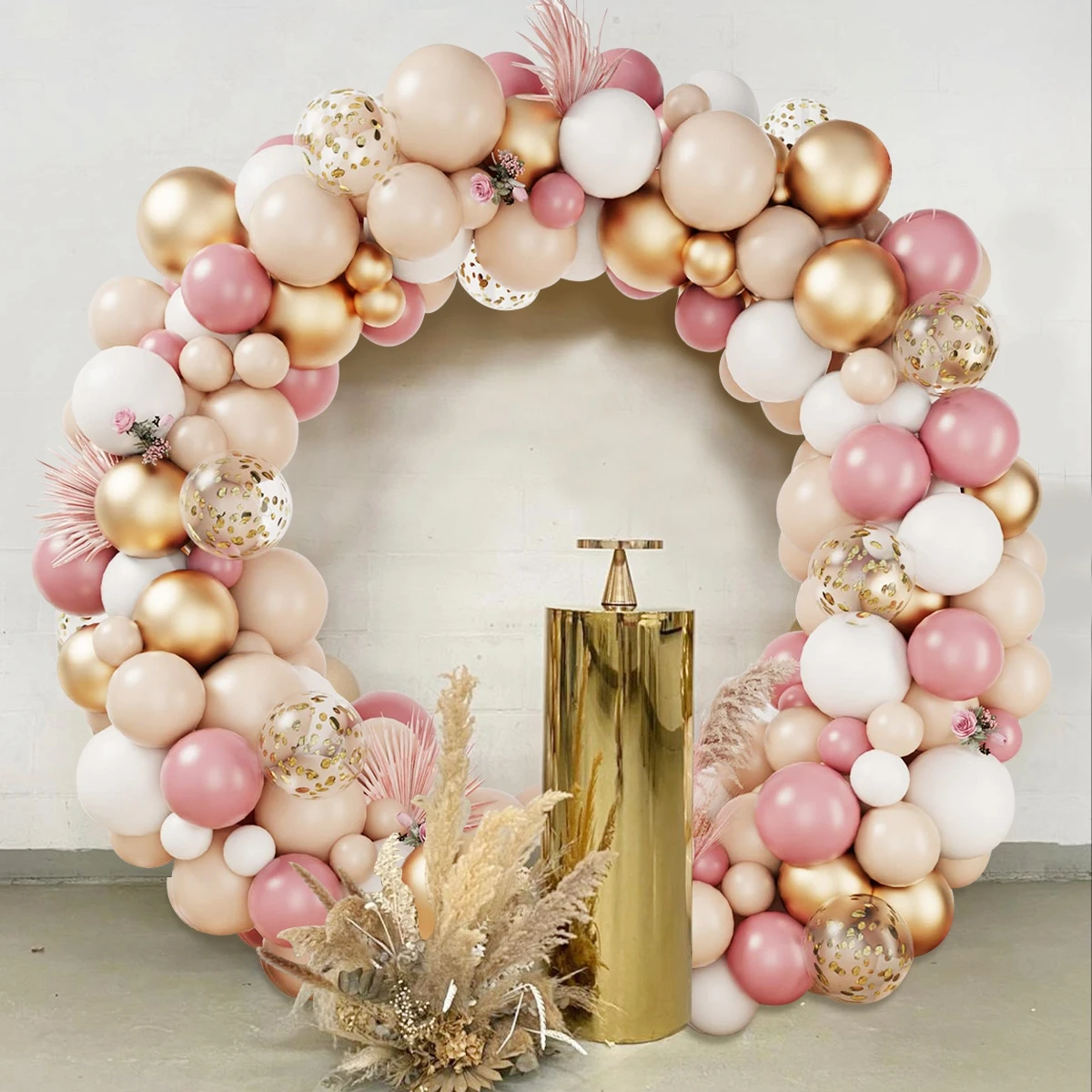 Balloon arch kit tender orange pink macaron balloon garland arch kit birthday party decor kids wedding birthday party supplies baby shower ballon