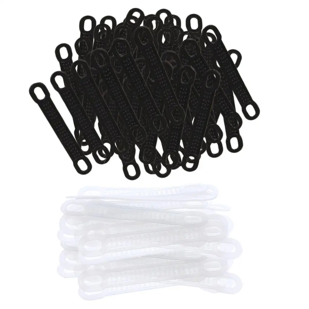 50 Silicone Hanger Grips Practical Stretchable Anti-Slip Strips Cover