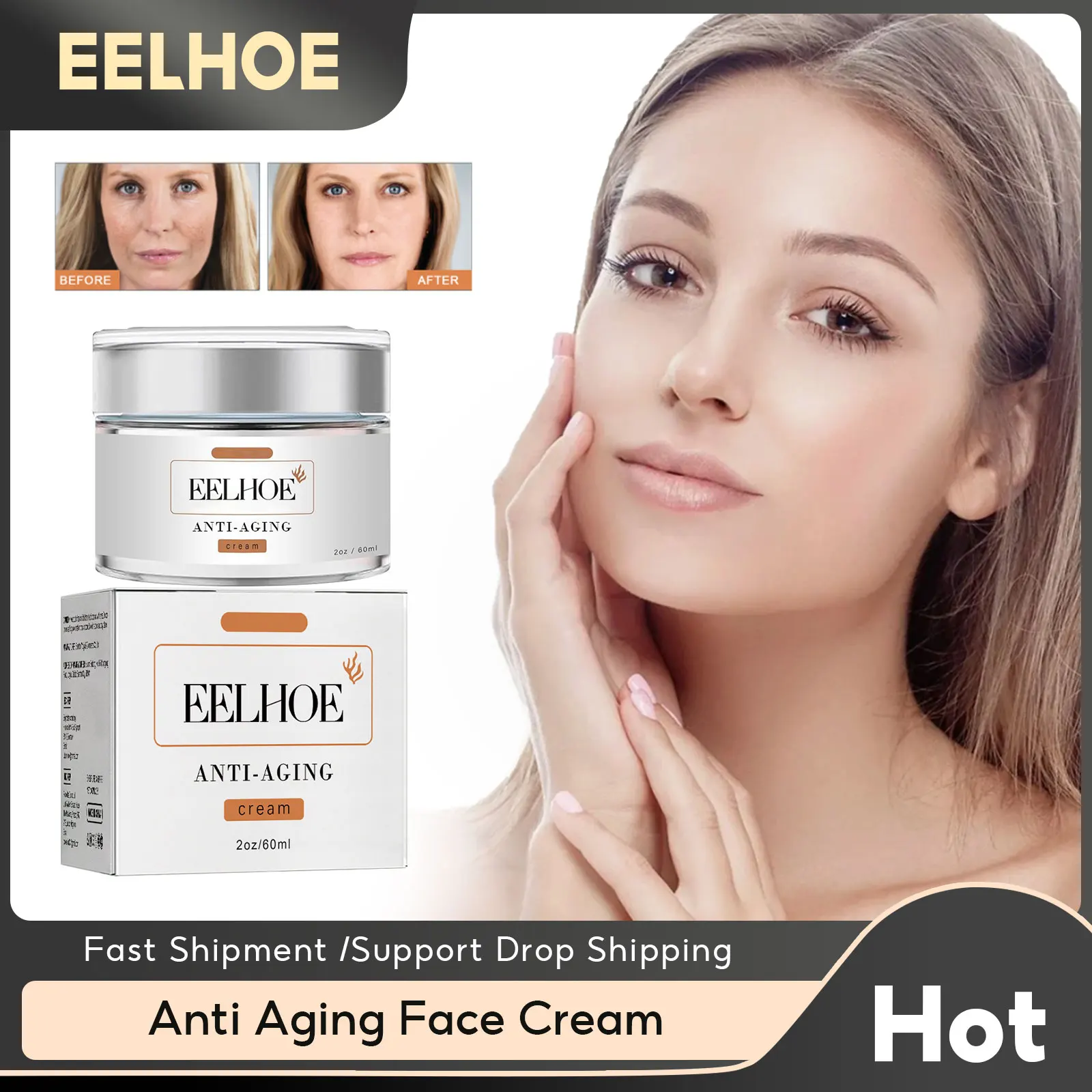 

Anti Aging Face Cream Moisturizing Anti Wrinkles Fade Fine Lines Removal Dark Spots Whitening Facial Skin Firming Lifting Cream