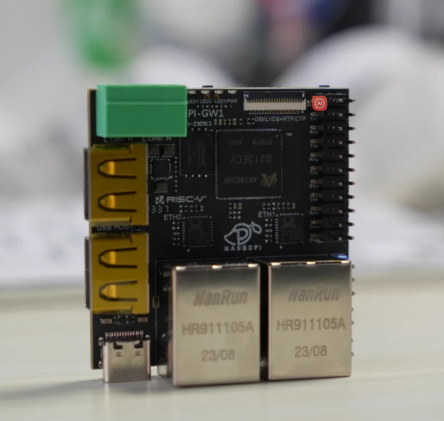 

D213ECV MPI-GW1 development board 128MB dual network dual CAN replaces D1s/T113/F1C, etc