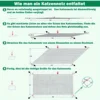 Balcony Netting for Pets Anti-Fall Mesh Cat Safety Fence for Patio Pet Guard Netting for Balcony Stairs Doorway Window Gate Deck 5