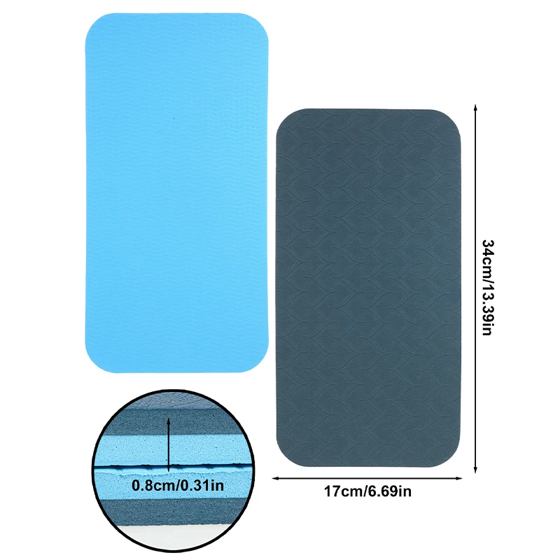 Yoga Knee Pad 2Pcs Soft TPE Pad Support Protective For Elbow Leg Arm Balance Exercise Fitness Workout Yoga Mat