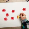 20 Pcs Mushroom Head Painting Brushes For Kids Foam Roller Drawing Supplies Toddler Graffiti Sponge Stamp Magic For Various 3