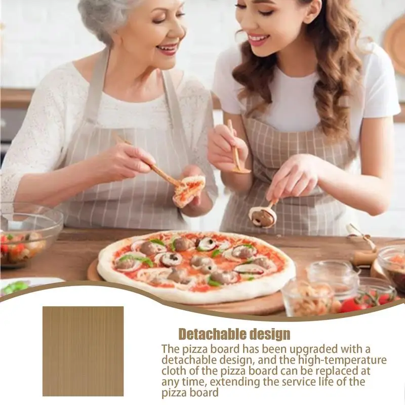 

Pizza Spatula Paddle Portable Pizza Spatula Paddle For Indoor & Outdoor Ovens Kitchen Pizza Sliding Cloth Peel With Handle
