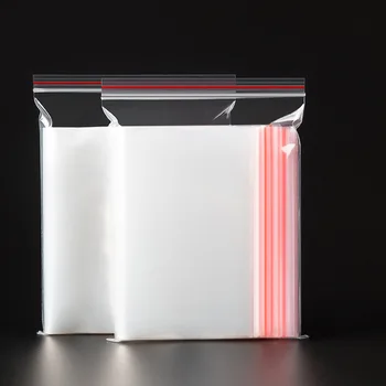 Transparent Self Sealing Plastic Bags 10x15cm, 100pcs Resalable Zip Lock Bags for Food Storage, Jewelry, Crafts, 20x12x2cm 1