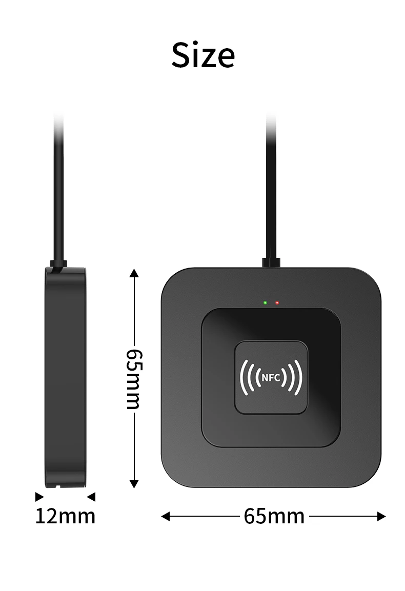 UTHAI X06 USB 2.0 스마트 카드 리더기 2-in-1 IC 카드 리더기 (접촉식 및 NFC 지원) 은행 ATM 세금 신고용