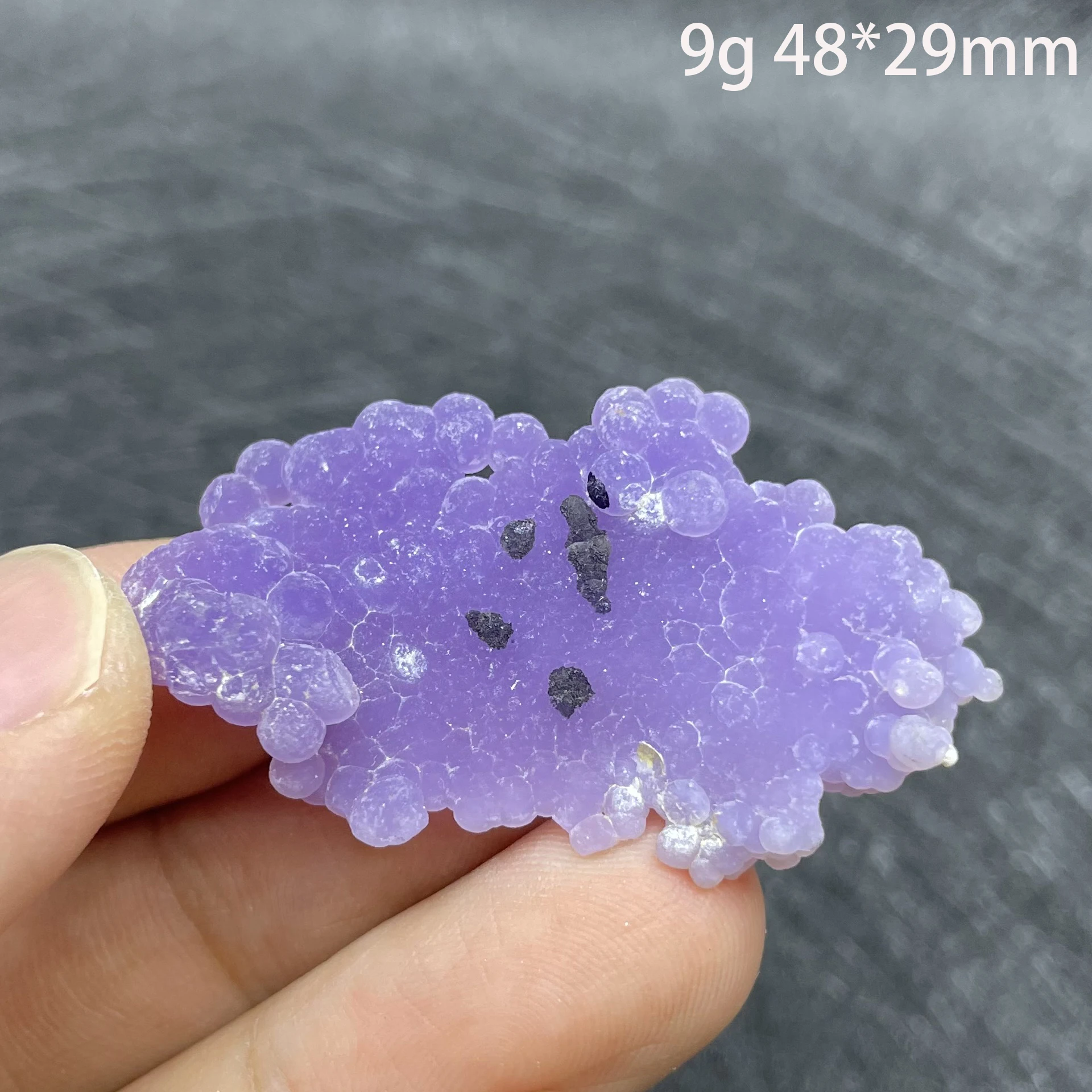 Natural Stone The Grape Agate Geode Crystal Mineral Specimen Quartz Cluster Raw Rock Decoration Rough Polished Healing Gift 3