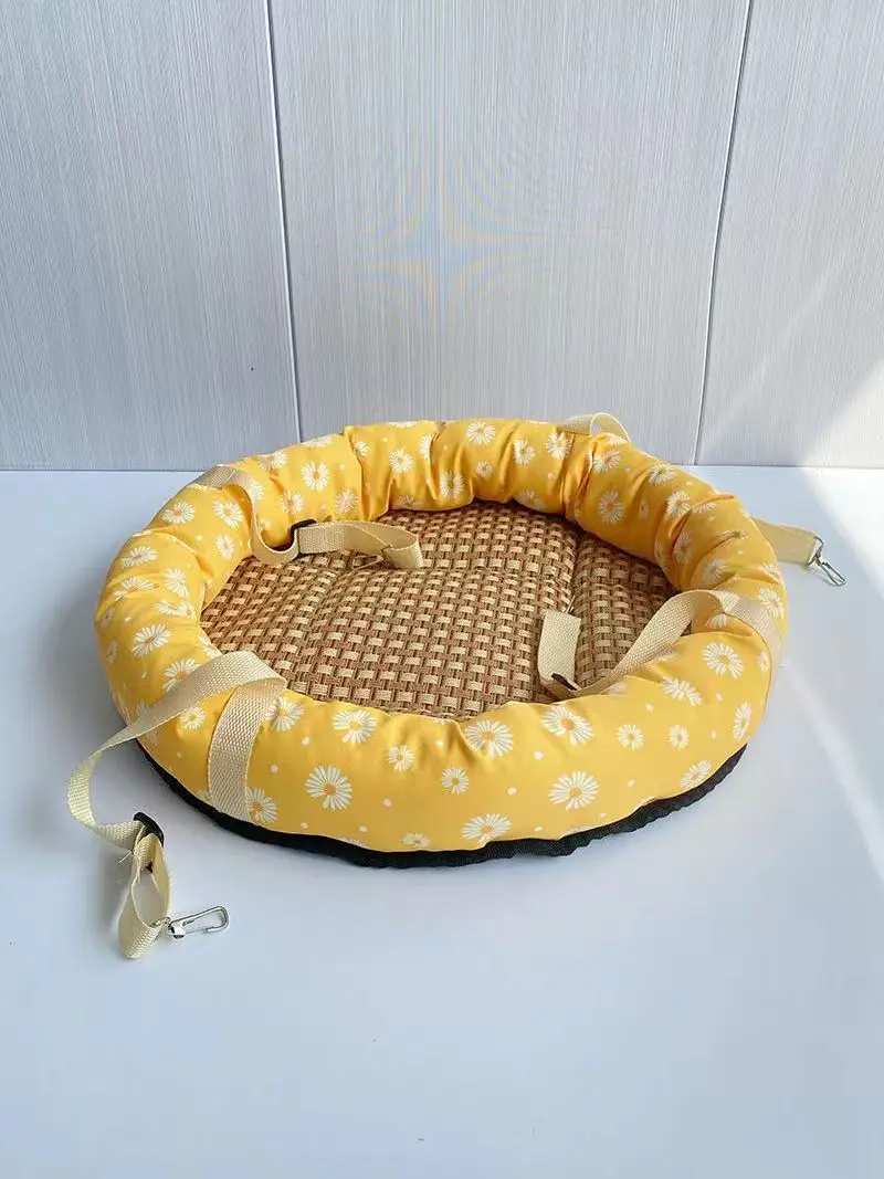 Title 4, Summer Cat Bed Round Lightweight Breathable Coo...