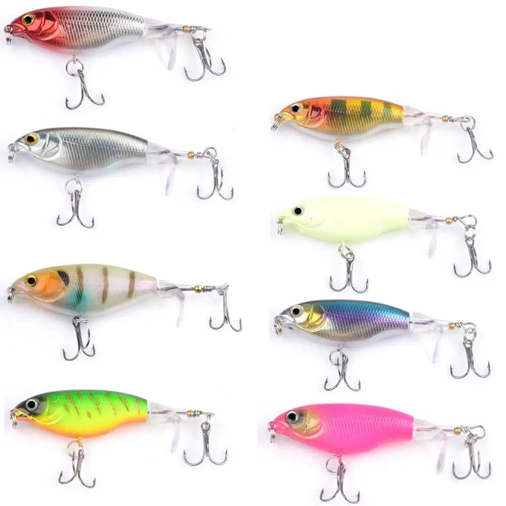 9Cm/11G Topwater Fishing Lure Fishing Tackle Occhi 3D 7.5Cm/6G Hard Fishing Bait Luminescenza Mini Minnow Fishing Lure Carp