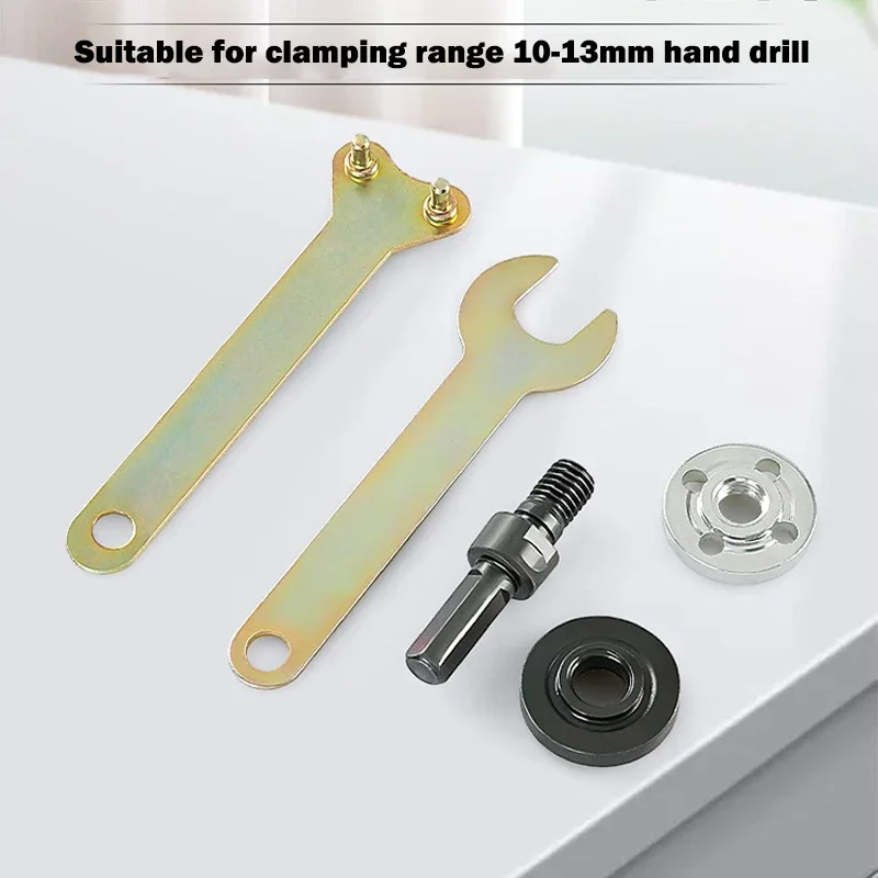 10mm Electric Drill Conversion Angle Grinder Connecting Rod for Cutting Disc Polishing Wheel Installation Adapter Accessories