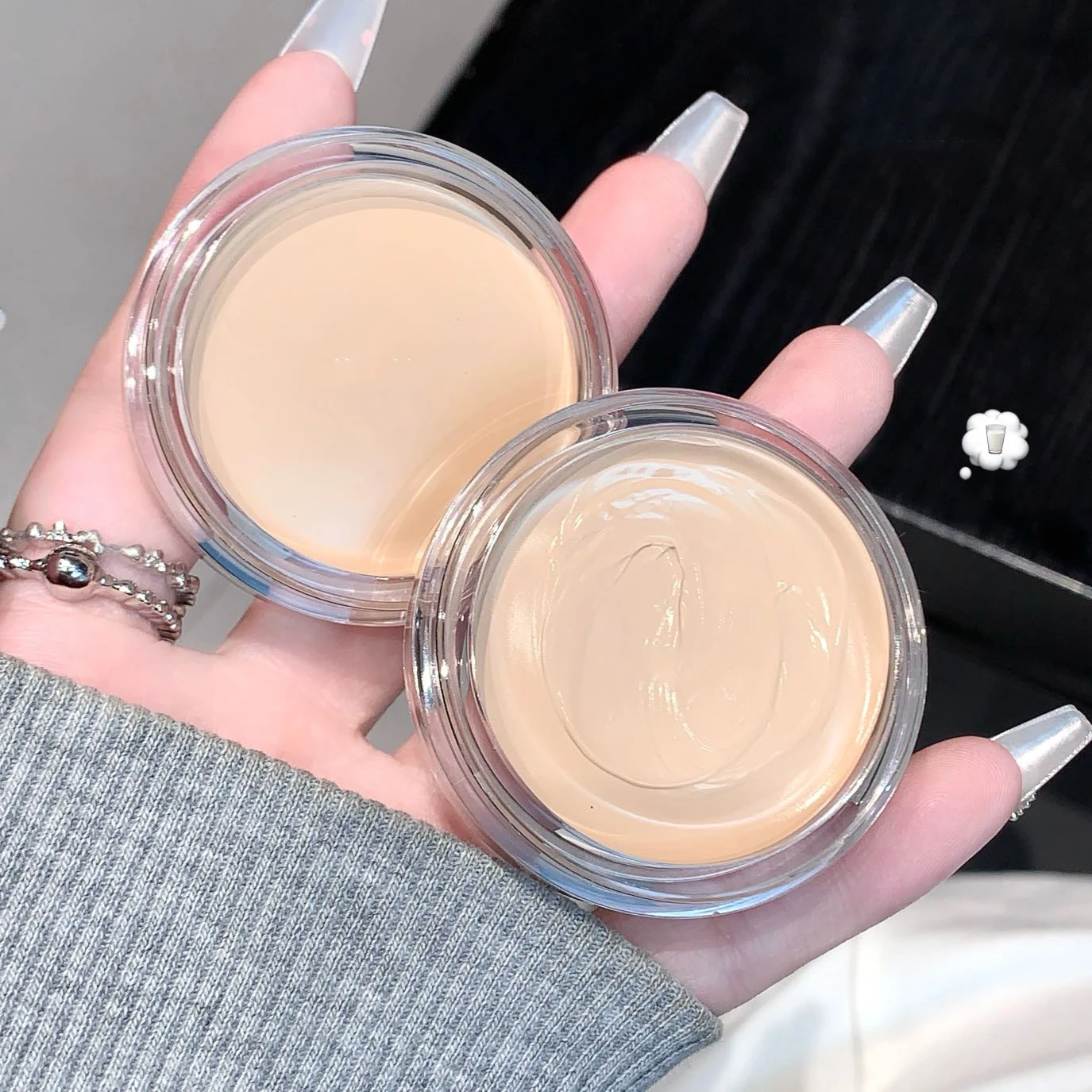 Description Picture 5 of itemSkin Tint Cream Foundation Long-Lasting Hydrating Waterproof Full Coverage Concealer Cover Acne Makeup Base Even Skin Tone