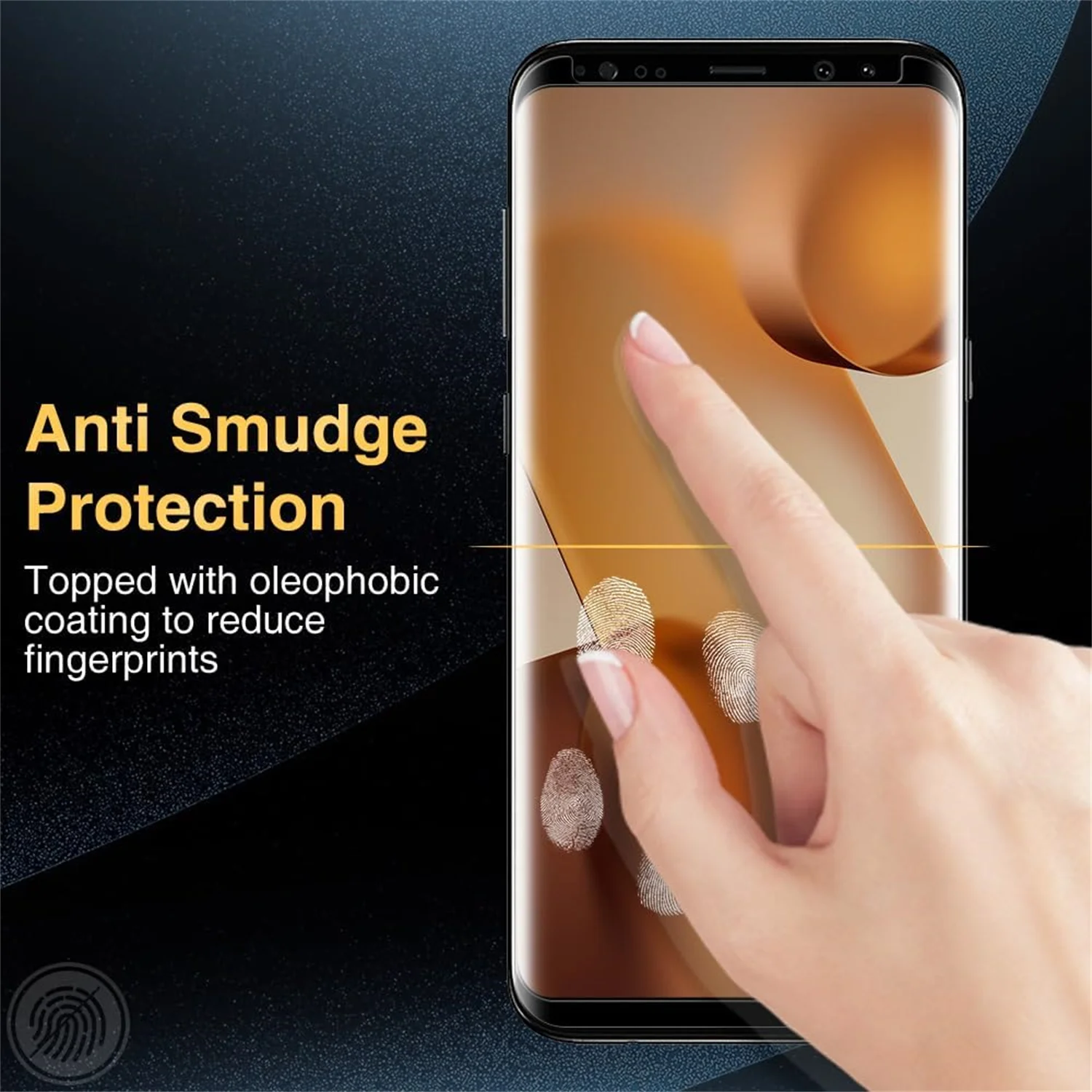 Premium 3D High-Quality Tempered Glass Screen Protector - 1/4 Pack