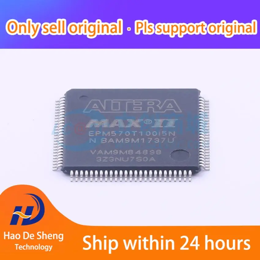 

5PCS/LOT EPM570T100I5N EPM570T100 TQFP-100 New Original In stock, electronic components supplies