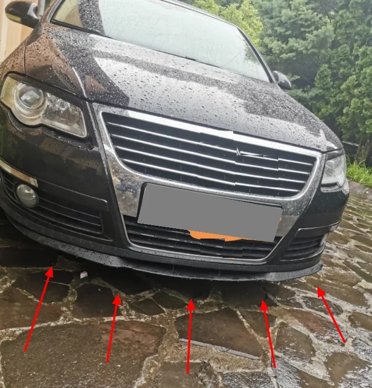 3 шт. Универсальные Передние бамперы для Volkswagen Passat B6 CUPRA R | Автомобили и мотоциклы