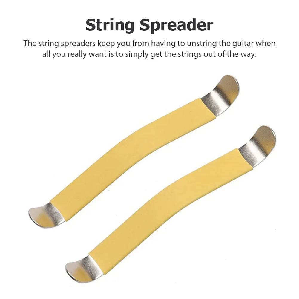 

Practical String Spreaders Pair Guitar Cleaning For Guitar Fret Kit Luthier Metal Parts Polish Repair Spreader