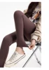 Spring High Waist Pregnant Women Shark Skin Leggings Black Grey Ankle-Length Maternity Skinny Pants Stretched Pregnancy Trousers 4