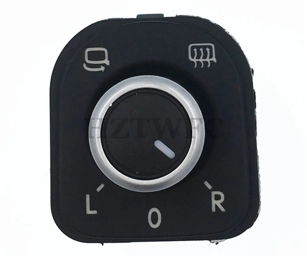 Free Shipping 5ND959565A Chrome Mirror Adjust Knob Switch For VW Jetta