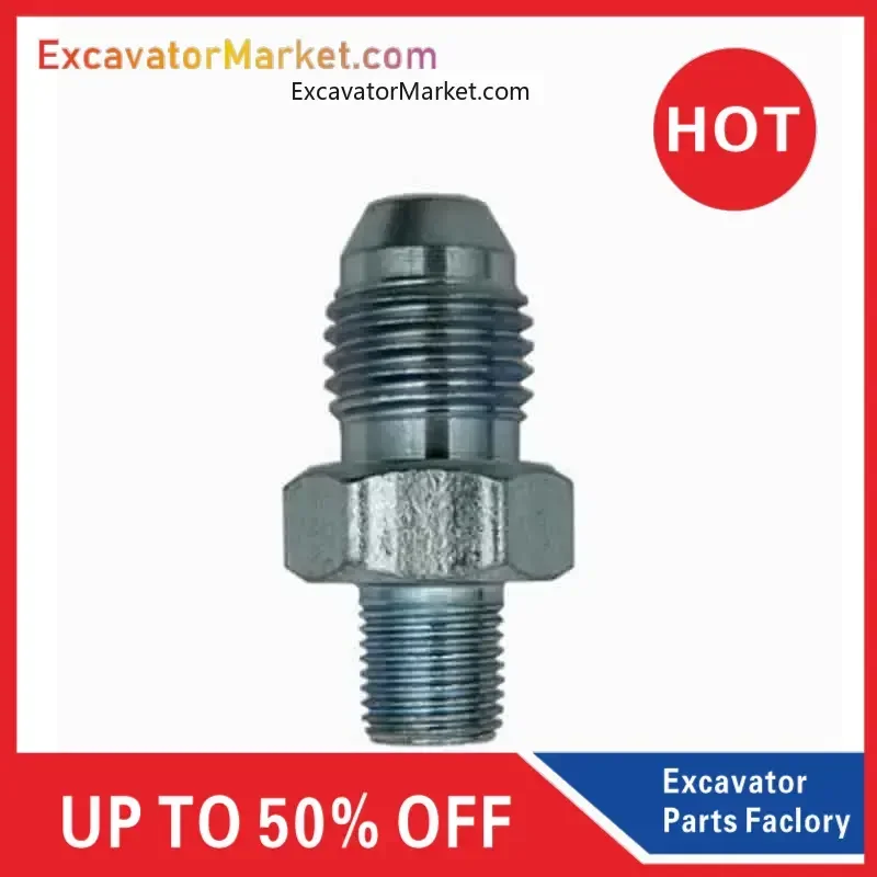 For Komatsu PC56 60 70 200 120 350 360-5-6-7-8 Boom Bucket Arm Forearm Hose Grease Fitting Rotary Grease Fitting Excavator Parts