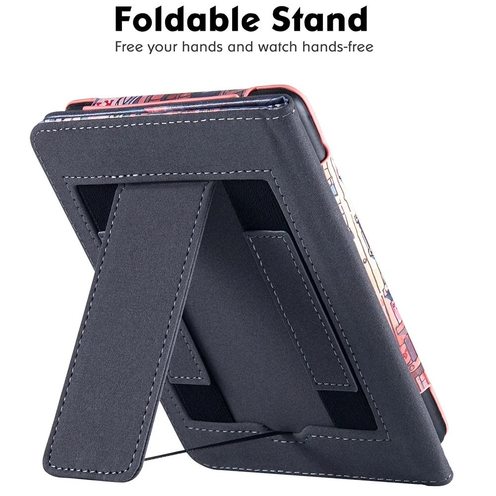 Capa de Luva Inteligente de Couro pu para Kindle Stand Case para Paperwhite Signature Edition 6.8 in 11ª Geração 2023 - Imagem 4