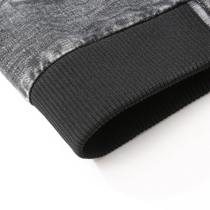 Herrenjacke Denim Frühling Bomberjacke Cowboy-Mäntel Stickerei Übergroß 6XL 7XL 8XL Plus Size Baseball Winddicht Weicher Stoff Streetwear – Detail 21